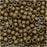 Toho Round Seed Beads 8/0 #221F - Frosted Bronze (8 Grams)