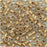 Toho Round Seed Beads 8/0 #989F - Frosted Gold-Lined Crystal (Tube)