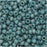 Toho Seed Beads, Round 8/0 Semi Glazed, Rainbow Turquoise (8 Gram Tube)