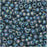 Toho Seed Beads, Round 8/0 Semi Glazed, Rainbow Blue Turquoise (8 Gram Tube)
