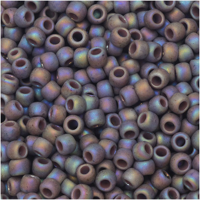 Toho Seed Beads, Round 8/0 Semi Glazed, Rainbow Lavender (8 Gram Tube)