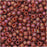 Toho Seed Beads, Round 8/0 Semi Glazed, Rainbow Orange (8 Gram Tube)