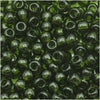 Toho Round Seed Beads 11/0 11 'Transparent Olivine' 8 Gram Tube