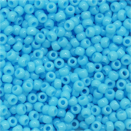 Toho Round Seed Beads 11/0 43 Opaque Blue Turquoise 8 Gram Tube