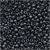 Toho Round Seed Beads 11/0 #81 'Metallic Hematite' 8 Gram Tube
