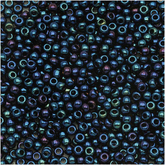Toho Round Seed Beads 11/0 #82 'Metallic Nebula' 8g — Beadaholique