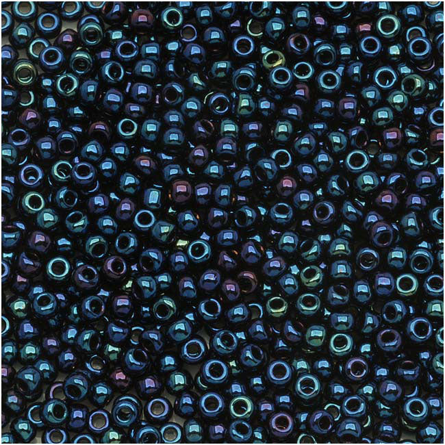 Toho Round Seed Beads 11/0 #82 'Metallic Nebula' 8g