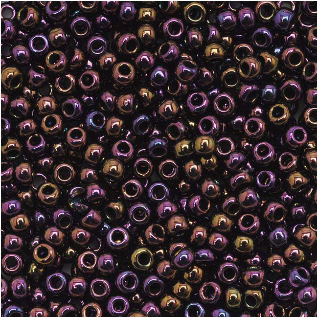 Toho Round Seed Beads 11/0 85 'Metallic Iris Purple' 8 Gram Tube