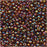 Toho Round Seed Beads 11/0 177 'Transparent Rainbow Smoky Topaz' 8 Gram Tube