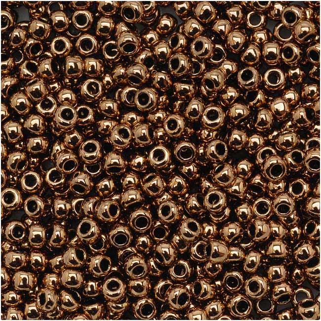Toho Round Seed Beads 11/0 #221 'Bronze' 8 Gram Tube