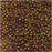Toho Round Seed Beads 11/0 #459 'Gold Lustered Dark Topaz' 8g