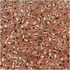 Toho Round Seed Beads 11/0 740 'Copper Lined Crystal' 8 Gram Tube