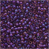 Toho Round Seed Beads 11/0 928 'Rainbow Rosaline/Opaque Purple Lined' 8 Gram Tube