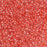 Toho Seed Beads, Round 11/0 #341 'Crystal/Tomato Lined' (8 Grams)