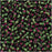 Toho Round Seed Beads 11/0 2204 'Silver Lined Frosted Olivine Pink Lined' 8 Gram Tube