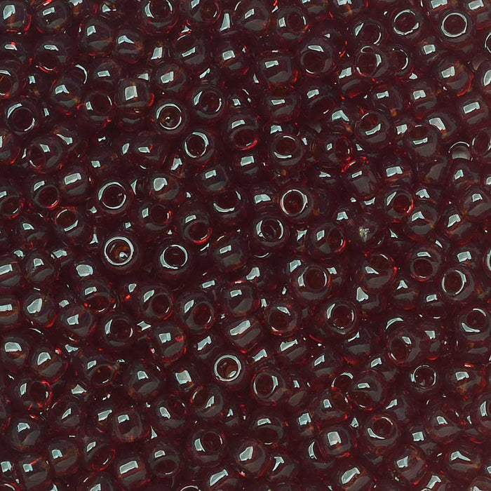 Toho Seed Beads, Round 11/0 #5D 'Transparent Garnet' (8 Grams)
