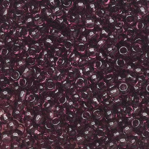 Toho Seed Beads, Round 11/0 #6B 'Transparent Medium Amethyst' (8 Grams)