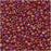 Toho Round Seed Beads 11/0 165CF 'Transparent Rainbow Frosted Ruby' 8 Gram Tube