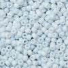 Toho Seed Beads, Round 11/0 #767 'Opaque Pastel Frosted Light Gray' (8 Grams)