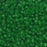 Toho Seed Beads, Round 11/0 #7BF 'Transparent Frosted Grass Green' (8 Grams)