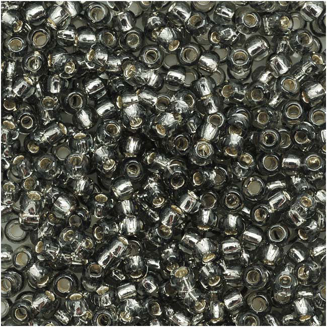 Toho Round Seed Beads 11/0 29B 'Silver Lined Gray' 8 Gram Tube