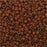 Toho Round Seed Beads 11/0 46LF 'Opaque Frosted Terra Cotta' 8 Gram Tube