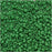 Toho Round Seed Beads 11/0 #47DF 'Opaque Frosted Shamrock' 8g