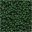Toho Round Seed Beads 11/0 47HF 'Opaque Frosted Pine Green' 8 Gram Tube
