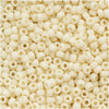 Toho Round Seed Beads 11/0 51F 'Opaque Frosted Lt Beige' 8 Gram Tube