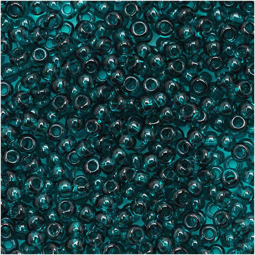 Toho Round Seed Beads 11/0 7BD 'Transparent Capri Blue' 8 Gram Tube