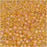 Toho Round Seed Beads 11/0 162F 'Transparent Rainbow Frosted Lt Topaz' 8 Gram Tube