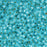 Toho Seed Beads, Round 11/0 #PF2117 'PermaFinish Silver Lined Milky Aqua' (8 Grams)