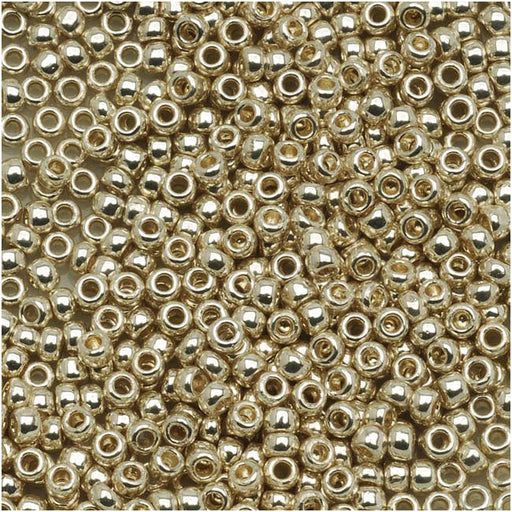 Toho Round Seed Beads 11/0 #PF558 'Galvanized Aluminum' 8g