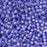 Toho Seed Beads, Round 11/0 #PF2123 'PermaFinish Silver Lined Milky Sapphire' (8 Grams)