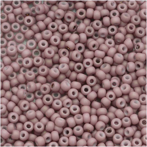 Toho Round Seed Beads 11/0 #766 'Opaque Pastel Frosted Light Lilac' 8g
