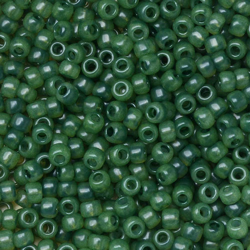 Toho Seed Beads, Round 11/0 #YPS0033 'Hybrid ColorTrends: Milky Greenery' (8 Grams)