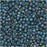 Toho Seed Beads, Round 11/0 Semi Glazed, Rainbow Blue Turquoise (8 Gram Tube)
