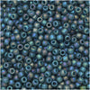Toho Seed Beads, Round 11/0 Semi Glazed, Rainbow Blue Turquoise (8 Gram Tube)