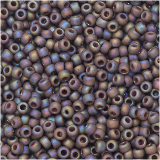 Toho Seed Beads, Round 11/0 Semi Glazed, Rainbow Lavender (8 Gram Tube)