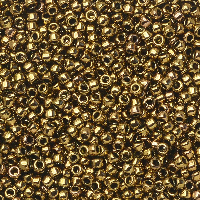 Toho Seed Beads, Round 15/0 #223 'Antique Bronze' (8 Grams)