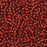 Toho Seed Beads, Round 15/0 #25CF 'Silver Lined Frosted Ruby' (8 Grams)