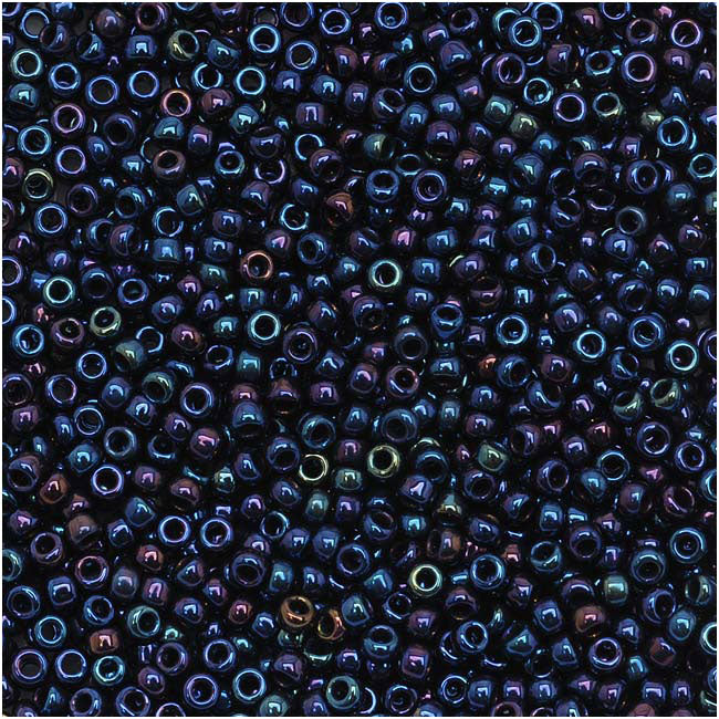 Toho Round Seed Beads 15/0 82 'Metallic Nebula' 8 Gram Tube