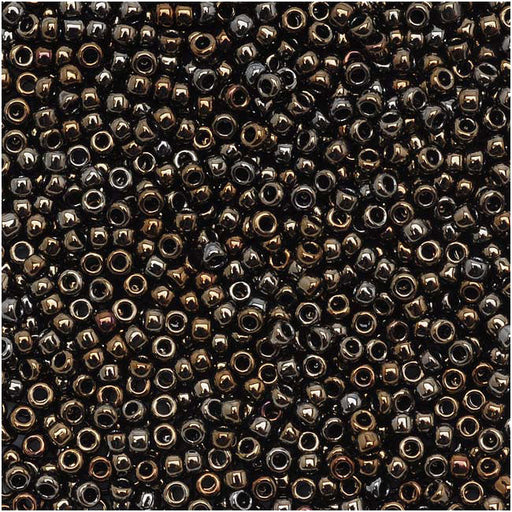 Toho Round Seed Beads 15/0 83 'Metallic Iris Brown' 8 Gram Tube