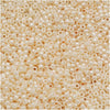 Toho Round Seed Beads 15/0 #123 'Opaque Lustered Light Beige' 8g