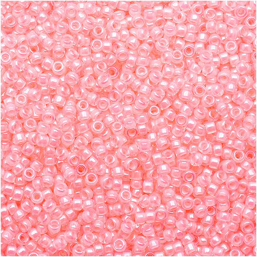 Toho Round Seed Beads 15/0 #145 - Ceylon Innocent Pink (8 Grams)