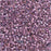 Toho Seed Beads, Round 15/0 #267 'Crystal/Rose Gold Lined', 8 Grams