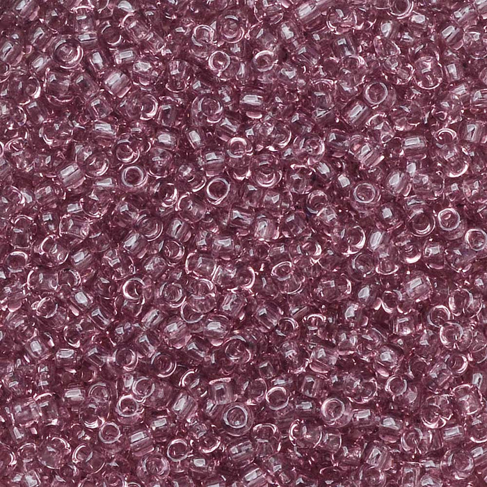 Toho Seed Beads, Round 15/0 #6 'Transparent Light Amethyst' (8 Grams)