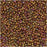 Toho Round Seed Beads 15/0 459 'Gold Lustered Dark Topaz' 8 Gram Tube