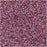 Toho Round Seed Beads 15/0 771 'Rainbow Crystal/Strawberry Lined' 8 Gram Tube