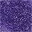 Toho Round Seed Beads 15/0 #2224 'Silver Lined Purple' 8g